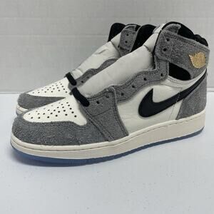 Air Jordan 1 Retro High OG GS All-Star Cool Grey FD1437 003 Size 5 Y Kids White
